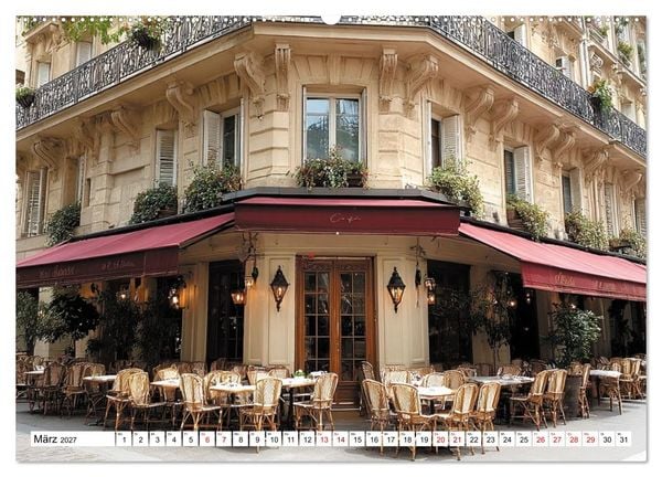 Produktbild: Bonjour, Kaffee! Bonjour, Paris! (Wandkalender 2027 DIN A2 quer), CALVENDO Monatskalender