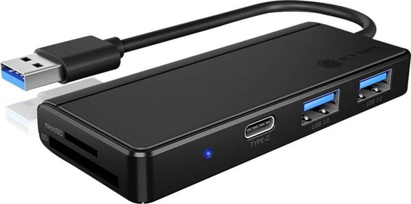 RAIDSONIC USB 3.0 Type-A Hub & Kartenleser