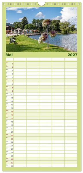 Produktbild: Familienplaner 2027 - Magischer Tegernsee mit 5 Spalten (Wandkalender, 21 x 45 cm) CALVENDO
