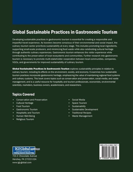 Produktbild: Global Sustainable Practices in Gastronomic Tourism