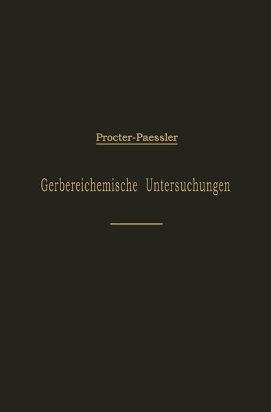 Produktbild: Leitfaden f&uuml;r gerbereichemische Untersuchungen