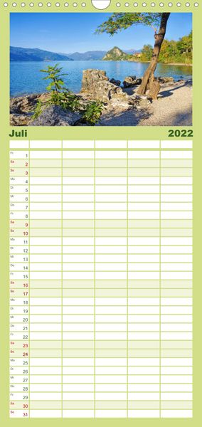 Produktbild: Lago Maggiore - Orte am Ostufer - Familienplaner hoch (Wandkalender 2022 , 21 cm x 45 cm, hoch)