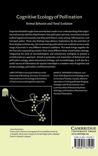 Produktbild: Cognitive Ecology of Pollination