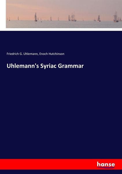 Produktbild: Uhlemann's Syriac Grammar
