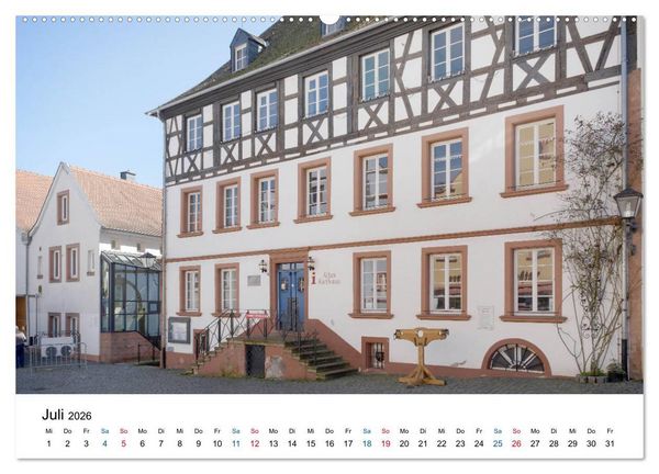 Produktbild: Ottweiler - Barockperle im Saarland (hochwertiger Premium Wandkalender 2026 DIN A2 quer), Kunstdruck in Hochglanz