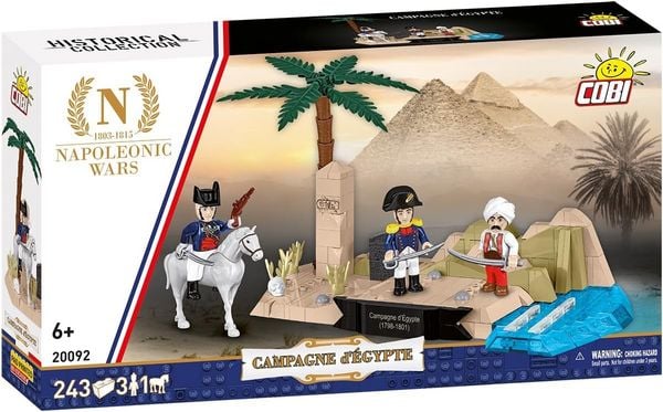 COBI Napoleonic Wars 20092 - Campagne Degypte 1798-1801, Ägyptenfeldzug, Bauset, 243+4 Klemmbausteine