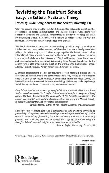 Produktbild: Revisiting the Frankfurt School