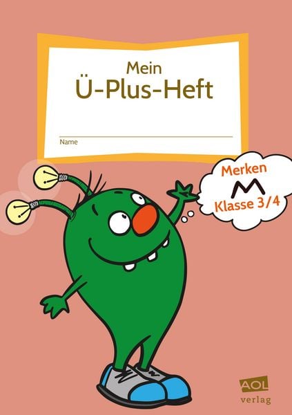 Produktbild: Mein &Uuml;-Plus-Heft: Merken - Klasse 3-4