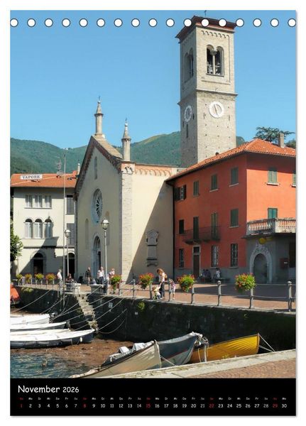 Produktbild: Lago di Como Ansichten 2026 (Tischkalender 2026 DIN A5 hoch), CALVENDO Monatskalender