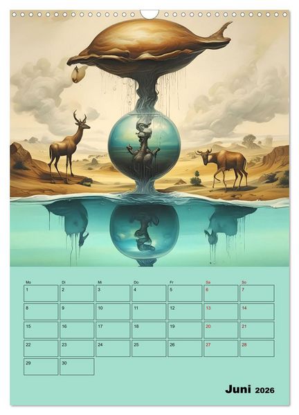 Produktbild: Surreale Fantasiewelten (Wandkalender 2026 DIN A3 hoch), CALVENDO Monatskalender