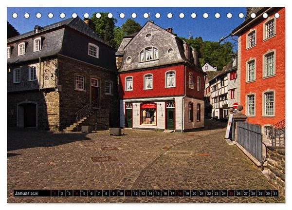 Produktbild: Stadtansichten, Monschau die Altstadt (Tischkalender 2026 DIN A5 quer), CALVENDO Monatskalender