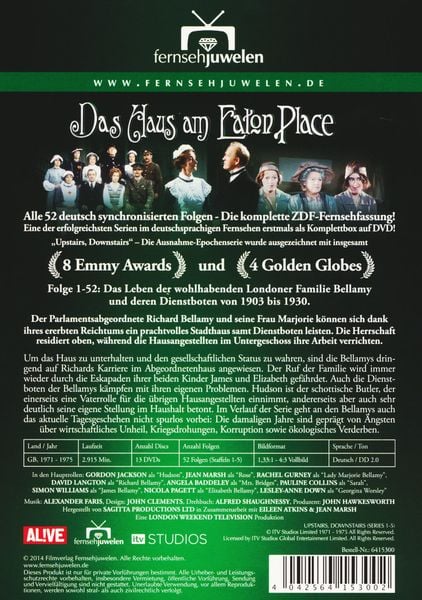 Produktbild: Das Haus am Eaton Place - Deutsche Fassung/Komplettbox [13 DVDs]