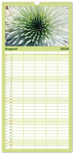 Produktbild: Familienplaner 2026 - Hawaii - Oahu - Maui mit 5 Spalten (Wandkalender, 21 x 45 cm) CALVENDO