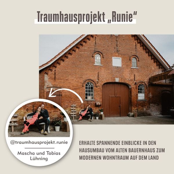 Produktbild: Projekt Traumhaus. Von Mascha und Tobi aka @traumhausprojekt.runie
