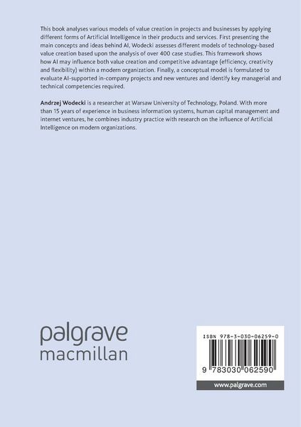 Produktbild: Artificial Intelligence in Value Creation
