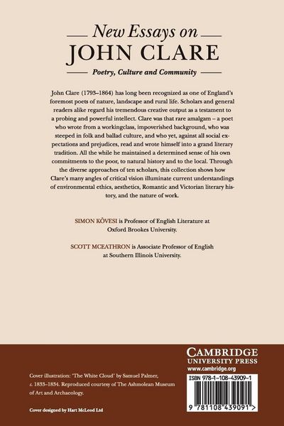Produktbild: New Essays on John Clare