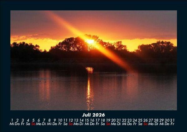 Produktbild: Sonnenuntergang 2026 Fotokalender DIN A5