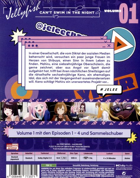 Produktbild: Jellyfish Can't Swim In The Night - Volume 1 - limitierte Edition mit Sammelschuber