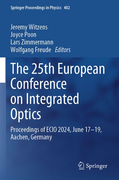 Produktbild: The 25th European Conference on Integrated Optics