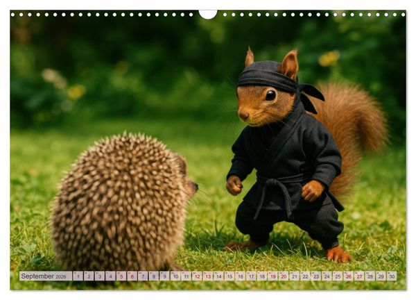 Produktbild: Die geheime Welt der Eichh&ouml;rnchen (Wandkalender 2026 DIN A3 quer), CALVENDO Monatskalender