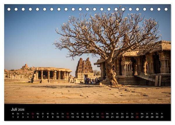 Produktbild: Romantisches Indien (Tischkalender 2026 DIN A5 quer), CALVENDO Monatskalender