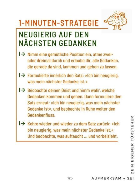Produktbild: Die 1-Minuten-Strategie gegen Overthinking