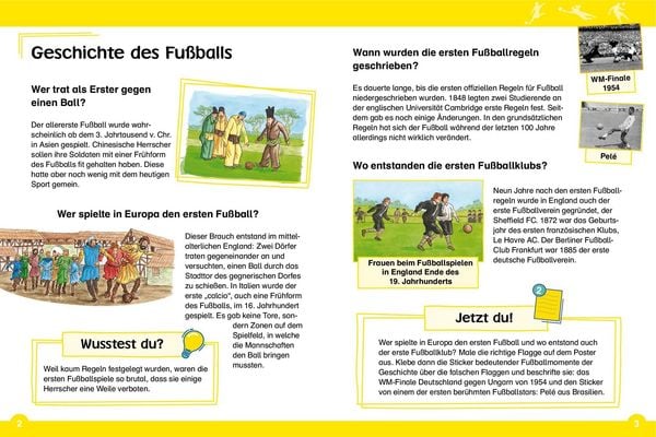 Produktbild: Fu&szlig;ball Mein Wissensbuch