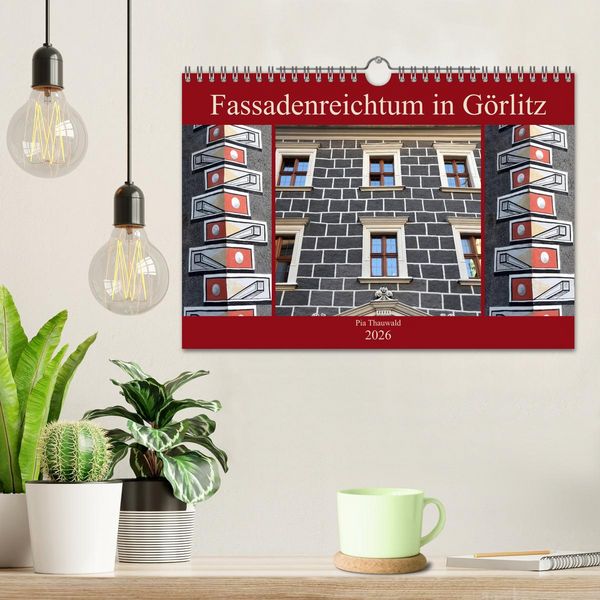 Produktbild: Fassadenreichtum in G&ouml;rlitz (Wandkalender 2026 DIN A4 quer), CALVENDO Monatskalender