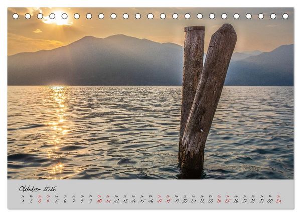 Produktbild: Sehnsuchtsziel Lago di Garda (Tischkalender 2026 DIN A5 quer), CALVENDO Monatskalender