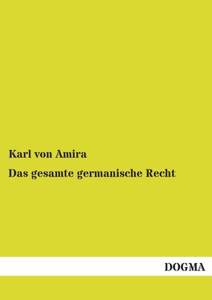 Produktbild: Das gesamte germanische Recht