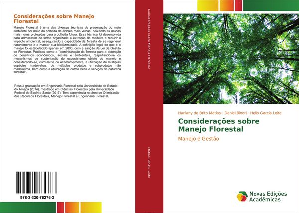 Produktbild: Considera&ccedil;&otilde;es sobre Manejo Florestal