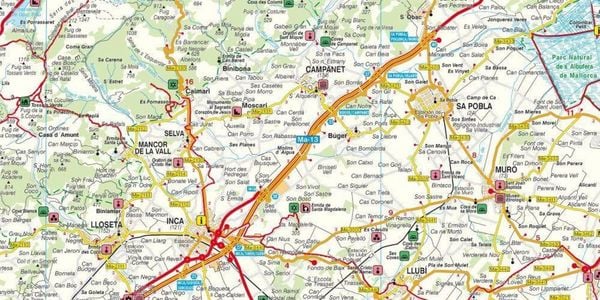 Produktbild: Mallorca, Planungskarte 1:100.000