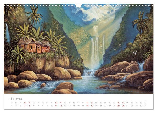 Produktbild: Paradise, Ausblicke und Tr&auml;umereien (Wandkalender 2026 DIN A3 quer), CALVENDO Monatskalender