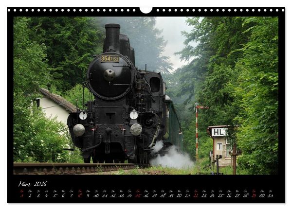 Produktbild: Faszination Dampflokomotive (Wandkalender 2026 DIN A3 quer), CALVENDO Monatskalender