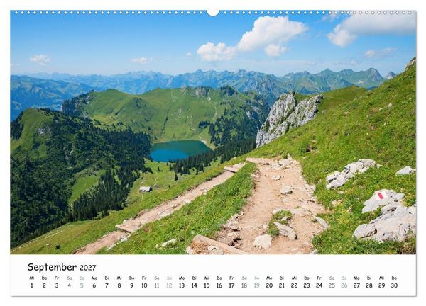 Produktbild: Faszination Berner Oberland - Wanderlust und Gipfelblick (Wandkalender 2027 DIN A2 quer), CALVENDO Monatskalender