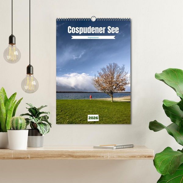 Produktbild: Cospudener See (Wandkalender 2026 DIN A3 hoch), CALVENDO Monatskalender