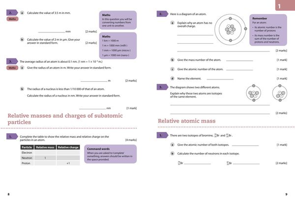 Produktbild: GCSE Science 9-1 - Aqa GCSE (9-1) Chemistry Grade 6-7 Booster Workbook