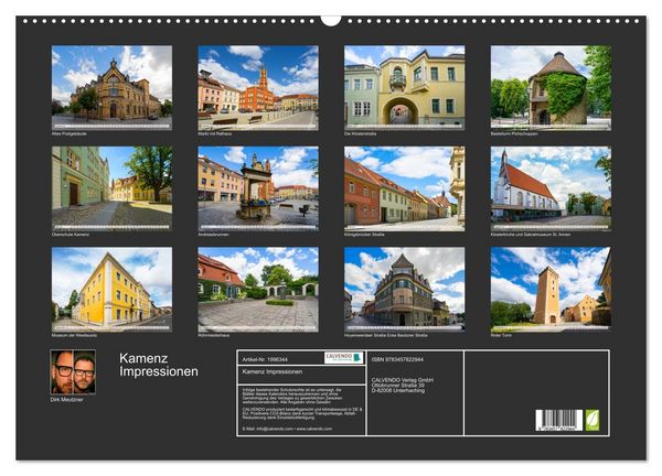 Produktbild: Kamenz Impressionen (Wandkalender 2026 DIN A2 quer), CALVENDO Monatskalender