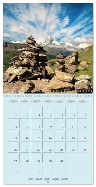 Produktbild: Discover Zermatt - Matterhorn - Switzerland (Wall Calendar 2026 12 &times; 12 Inch) CALVENDO 12 Month Wall Calendar