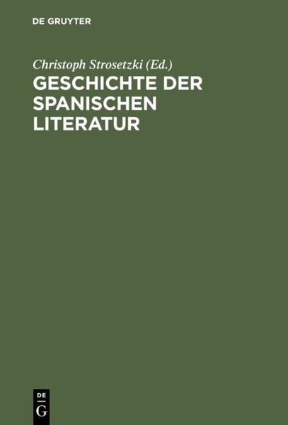 Produktbild: Geschichte der spanischen Literatur