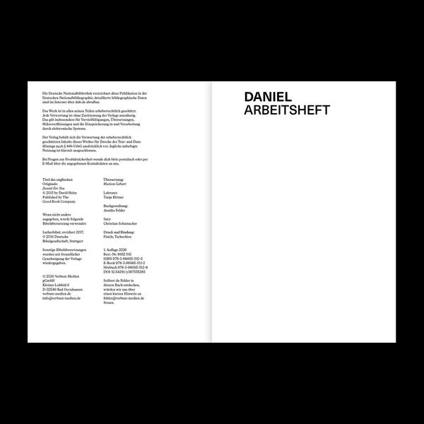 Produktbild: Daniel | Arbeitsheft (Die Bibel erkl&auml;rt)