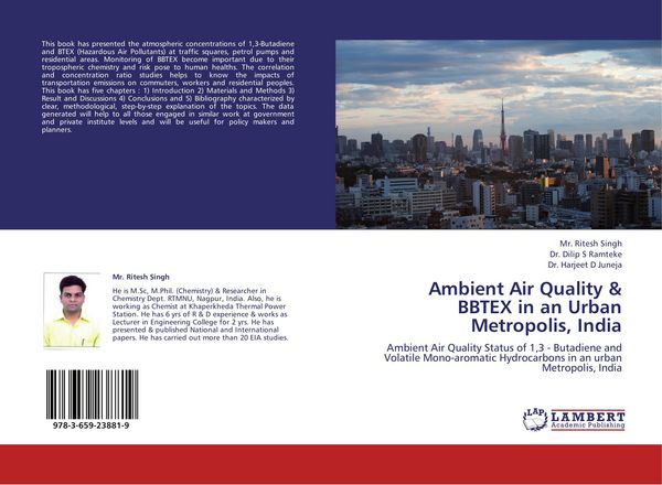 Produktbild: Ambient Air Quality & BBTEX in an Urban Metropolis, India