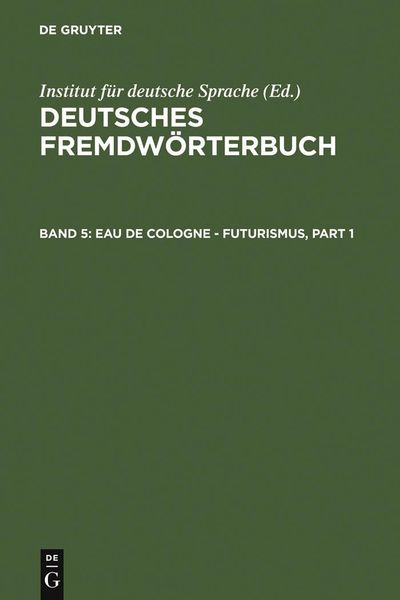 Produktbild: Eau de Cologne - Futurismus