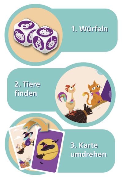 Produktbild: Amigo Spiele - Hexe, Tier ... wer fehlt denn hier?