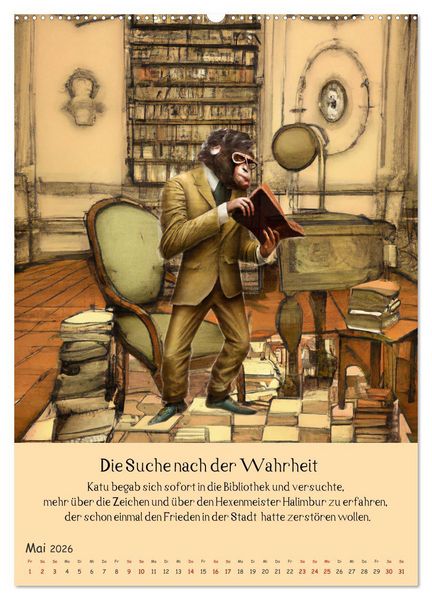 Produktbild: Abenteuer in Malako (hochwertiger Premium Wandkalender 2026 DIN A2 hoch), Kunstdruck in Hochglanz