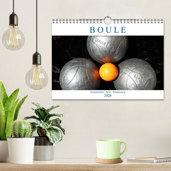 Produktbild: Boule. Konzentration - Sport - Entspannung (Wandkalender 2026 DIN A4 quer), CALVENDO Monatskalender