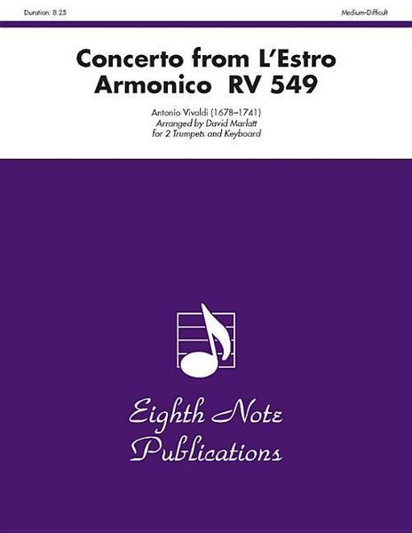 Produktbild: Vivaldi, A: Concerto (from l'Estro Armonico RV 549)