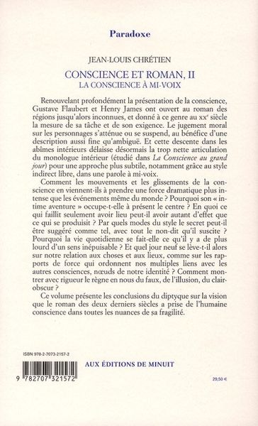 Produktbild: Conscience et roman