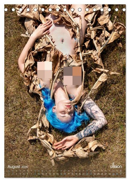 Produktbild: CHAOS ISI - Akt und Natur (Tischkalender 2026 DIN A5 hoch), CALVENDO Monatskalender