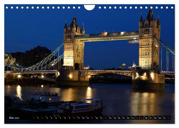 Produktbild: London &bull; Impressionen (Wandkalender 2026 DIN A4 quer), CALVENDO Monatskalender
